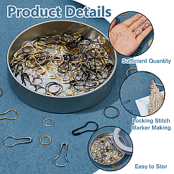 DIY Locking Stitch Marker Making Finding Kits&nbsp;DIY-HS0002-16