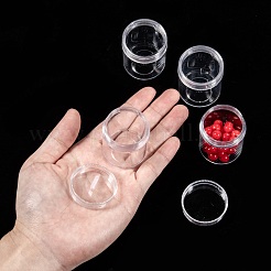プラスチックビーズ収納ケース  透明  3.9x5cm  容量：20ml（0.67液量オンス）&nbsp;X-CON-T0AGP