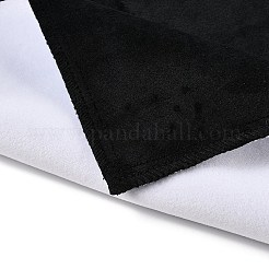 ジュエリー用ベルベットシルバー磨き布  正方形  ブラック  40.8x40x0.15cm&nbsp;AJEW-R006-02E