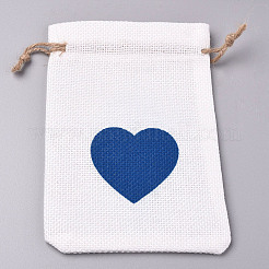 Burlap Packing Pouches Drawstring Bags&nbsp;ABAG-Q052-02C