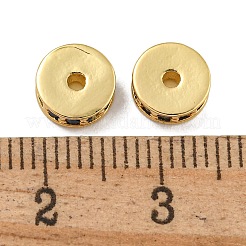 Rack Plating Brass Micro Pave Cubic Zirconia Beads&nbsp;KK-U030-27G-01