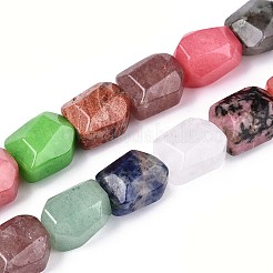 Natural & Synthetic Mixed Stone Beads Strands&nbsp;G-T142-75