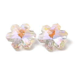 Electroplate Transparent Glass Pendants&nbsp;GLAA-A008-05D