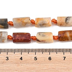 Natural Crazy Agate Beads Strands&nbsp;G-A314-A04-01