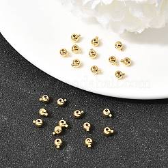 シェグレース真鍮製つぶし玉  カドミウムフリー＆ニッケルフリー＆鉛フリー  18KGP本金メッキ  4.5x3.5x3mm  穴：0.9mm&nbsp;XGR0054G-85G