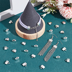 チベットスタイルの合金コードエンド100個  エンドキャップ  アンティークシルバー  10x11.5x5mm  穴：2mm  内径：9x3mm&nbsp;FIND-NB0004-53