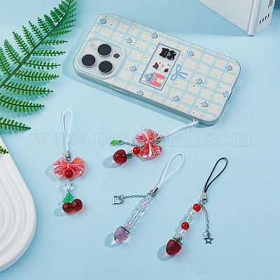 アクリル携帯ストラップ ストロベリー＆チェリー ミックスカラー 11