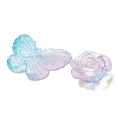 Transparent Acrylic Beads&nbsp;OACR-H039-04E-1