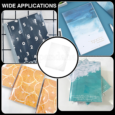 Rectangle A5 PVC Book Covers&nbsp;OFST-WH0050-012-1