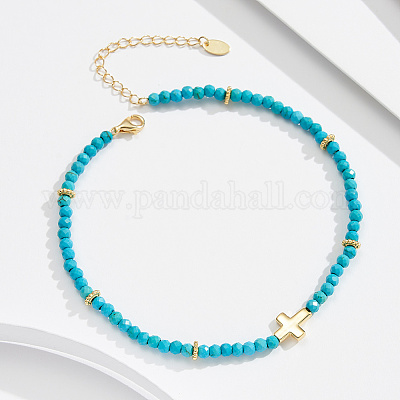 925 Sterling Silver Anklets&nbsp;AJEW-Z029-24G-1