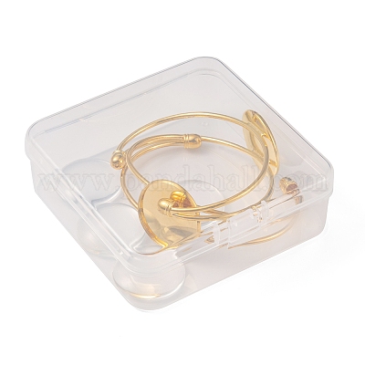 DIY Blank Dome Bangle Making Kit&nbsp;DIY-FS0003-50G-1