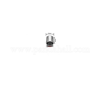 201 Stainless Steel Cord Ends&nbsp;STAS-WH0032-04C-P-1
