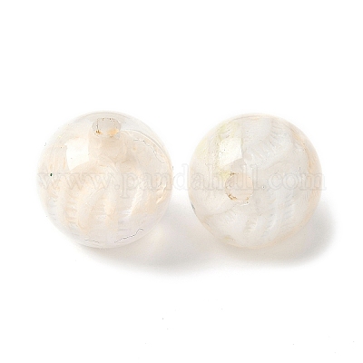 Two Tone Transparent Acrylic Beads&nbsp;OACR-D304-02H-1