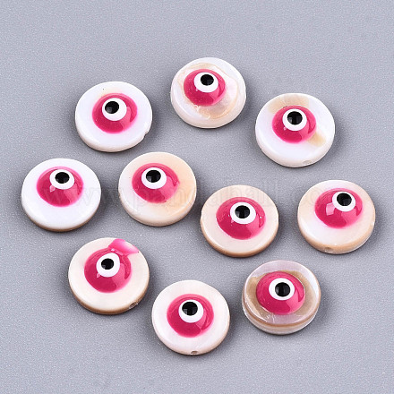 Natural Freshwater Shell Beads SHEL-T018-10C-1
