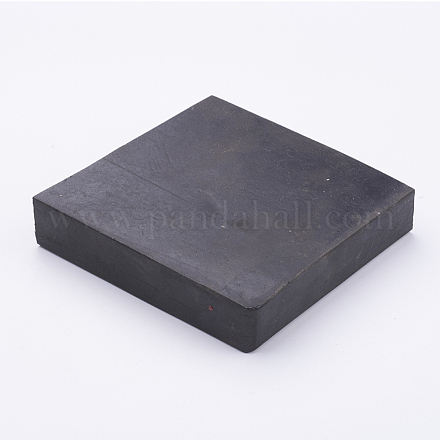 四角いゴムブロック  エラスティック  ブラック  10x10x2cm&nbsp;TOOL-WH0018-06-1