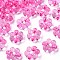 Transparent Acrylic Bead Frames, Flower, Camellia, 16.5x15.5x6mm, Hole: 2mm, about 674pcs/500g