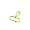 Alloy Swivel Clasps, Oval, Golden, 50mm