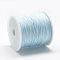 Nylon Braided Cord, Chinese Knotting Cord for Jewelry Making Macrame Craft, Light Sky Blue, 0.8mm, about 109.36 yards(100m)/roll