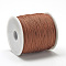 Polyester Threads, Chinese Knotting Cord, Sienna, 0.8mm, about 131.23~142.16 yards(120~130m)/roll