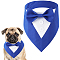 Polyester Pet Handkerchi, Pet Supplies, Blue, 132x163x19mm