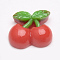 Resin Cabochons, Cherry, Red, 21.5x20x8mm