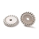 CCBプラスチックビーズ  フラットラウンド  プラチナ  13mm  穴：1.9mm&nbsp;CCB-U001-21A-P-2
