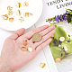 Brass Ear Stud Findings&nbsp;KK-BC0005-29G-3
