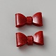 アクリルカボション  蝶結び  ファイヤーブリック  20.5x29.5x10.5mm&nbsp;OACR-SZC0004-01A-1