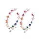 Brass Cubic Zirconia Stud Earrings&nbsp;EJEW-P183-04P-1