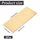 2Pcs Brass Sheet&nbsp;KK-SP0002-57B-2