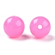 不透明なアクリルビーズ  ラウンド  スミレ  16mm  穴：3mm  210個/ 500g&nbsp;OACR-H038-09-06-2