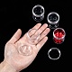 プラスチックビーズ収納ケース  透明  3.9x5cm  容量：20ml（0.67液量オンス）&nbsp;X-CON-T0AGP-6