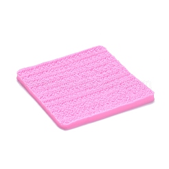 DIY Sweater Stitch Texture Food Grade Silicone Molds&nbsp;DIY-B034-07