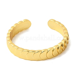 Brass Cuff Open Rings&nbsp;RJEW-C159-01G