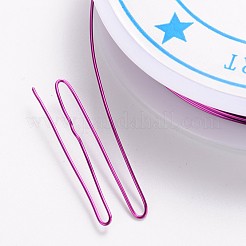 銅製ワイヤー  ニッケルフリー  パープル  22ゲージ  0.6mm  約5.5m /ロール&nbsp;CW0.6mm017
