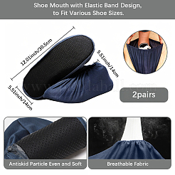 Polyester Silent Non-slip Shoe Covers&nbsp;AJEW-WH20067-116A