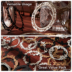 3 Sets 6 Style Vintage Cutout Lace Scrapbook Paper Pads&nbsp;DIY-CP0012-60