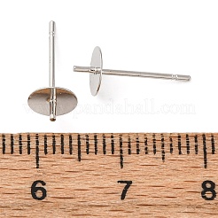 Brass Stud Earring Findings&nbsp;KK-D378-06P