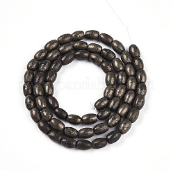 Natural Pyrite Beads Strands&nbsp;G-N346-02A-01