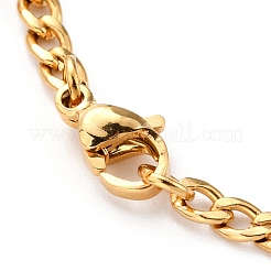 304 Stainless Steel Charm Anklets&nbsp;STAS-B021-21G