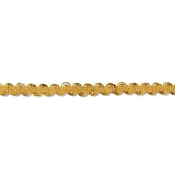 細線細工の段ボールレースリボン  波形  衣料品用  ダークチソウ  3/8インチ（10mm）  約130 M /バンドル&nbsp;WCOR-A001-04