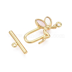 Brass Toggle Clasps&nbsp;KK-N254-157G