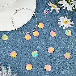 20Pcs PVD Vacuum Plating 304 Stainless Steel Charms&nbsp;STAS-UN0021-63M