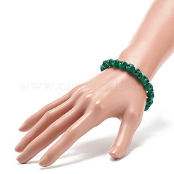 9 個 9 色プラスチック スカル ビーズ ストレッチ ブレスレット セット女性  ミックスカラー  内径：2インチ（5.2cm）  1pc /カラー&nbsp;BJEW-JB08900