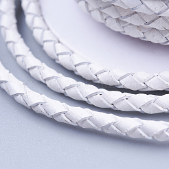 Round Braided Cowhide Cords&nbsp;WL-L009-01J