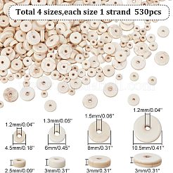 合成ターコイズビーズ530サイズ4個  染め  ディスク  ヒシビーズ  4~10.5x2~3mm  穴：1.2~1.5mm&nbsp;G-AR0006-11B