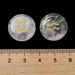 12 Constellation Natural Quartz Crystal Cabochons Set&nbsp;G-Q190-03C