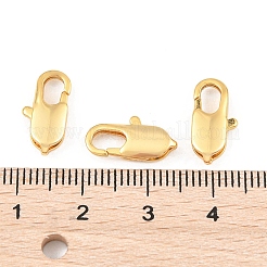 シェグレース 真鍮製ロブスタークラスプ  長持ちメッキ  カドミウムフリー＆ニッケルフリー＆鉛フリー  18KGP本金メッキ  14.5x7x3.5mm  穴：1.2mm&nbsp;XGR0008G-09G