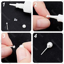 6 Pairs Hypoallergenic Bioceramics Zirconia Ceramic Earring Settings&nbsp;FIND-BBC0003-67