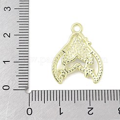 亜鉛合金チャーム  ガラスと  ゴールドカラー  魚  20.5x17x4mm  穴：1.8mm&nbsp;FIND-C067-01A-G